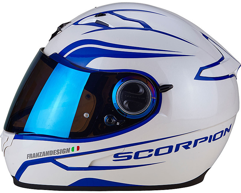 scorpion helmet blue