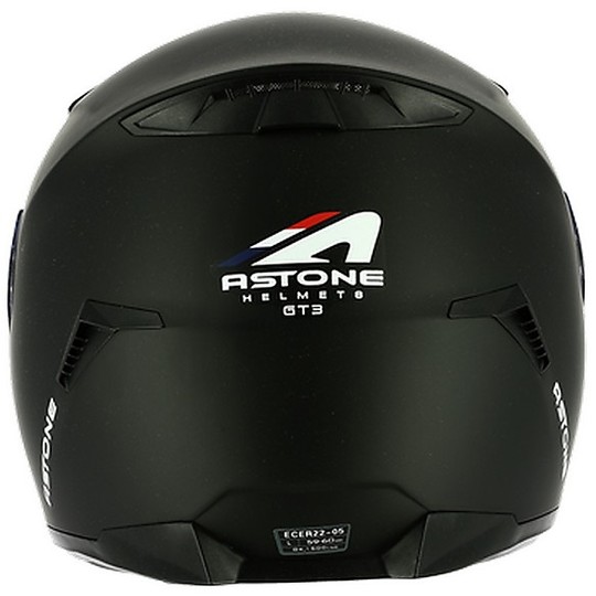 Integraler Motorradhelm Astone GT3 Solid Black Matt