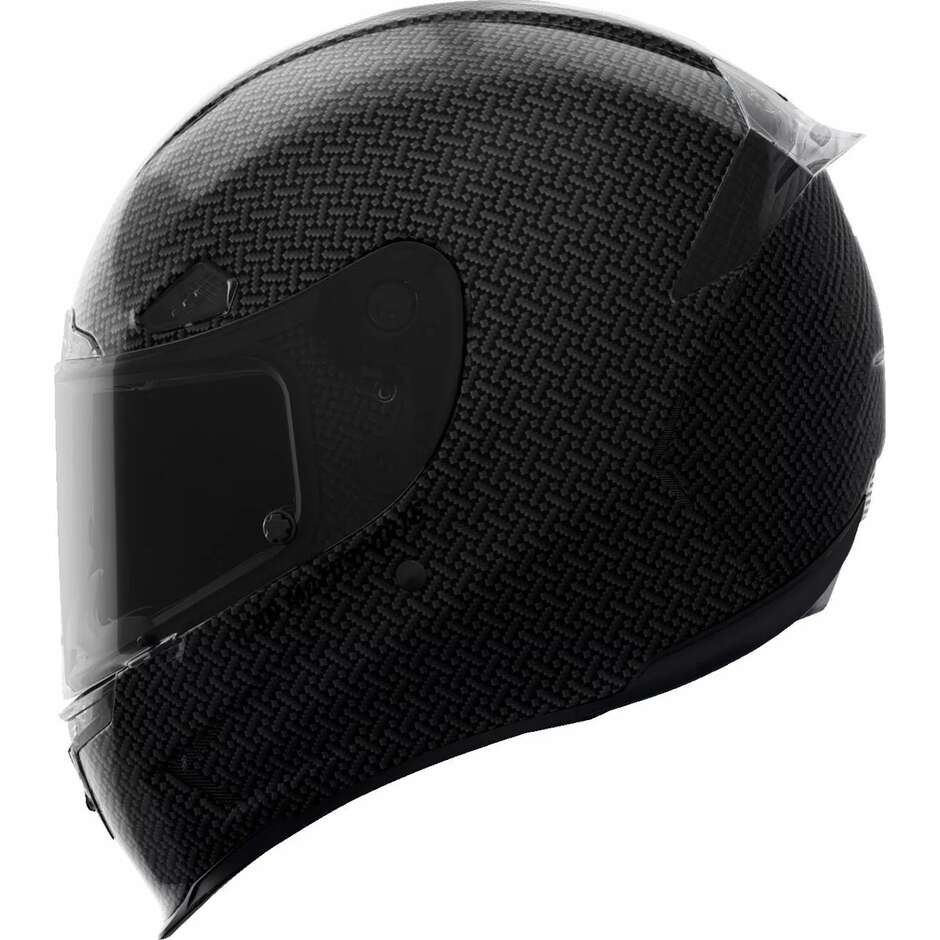 Integraler Motorradhelm Icon AIRFRAME PRO Carbon 4 Tress Schwarz