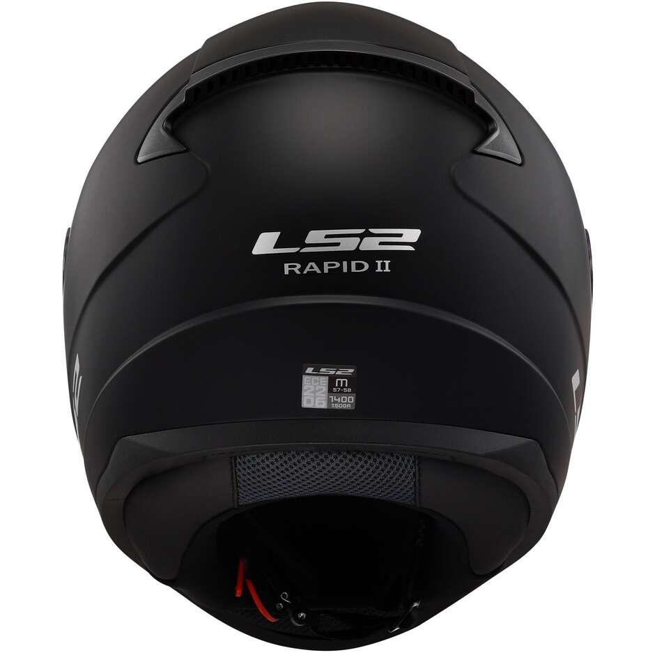Integraler Motorradhelm Ls2 FF353 RAPID 2 Solid Matt Black