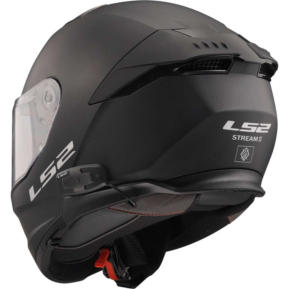 Integraler Motorradhelm Ls2 FF808 STREAM II Solid Matt Black