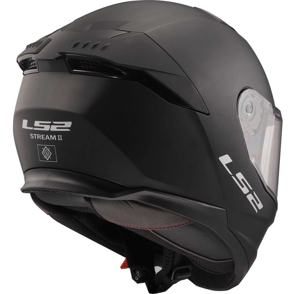 Integraler Motorradhelm Ls2 FF808 STREAM II Solid Matt Black
