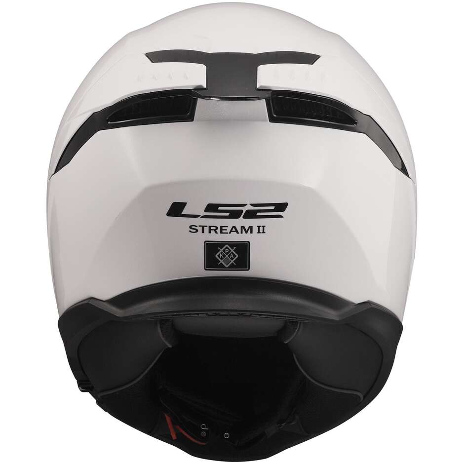 Integraler Motorradhelm Ls2 FF808 STREAM II Solid White