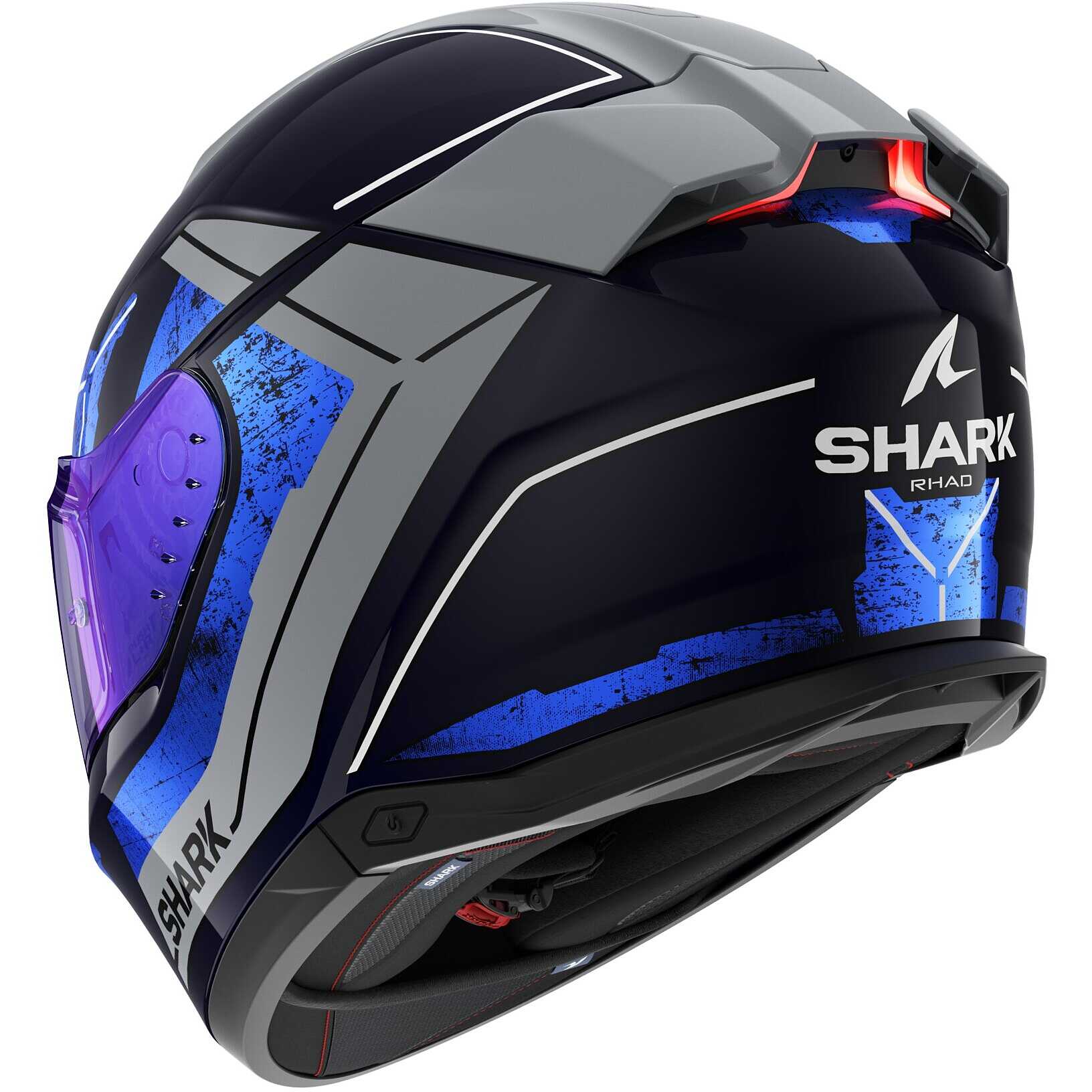 Jet Helm Retro Motorrad Shark S-DRAK CARBON 2 Skin Silber Schwarz  Online-Verkauf 