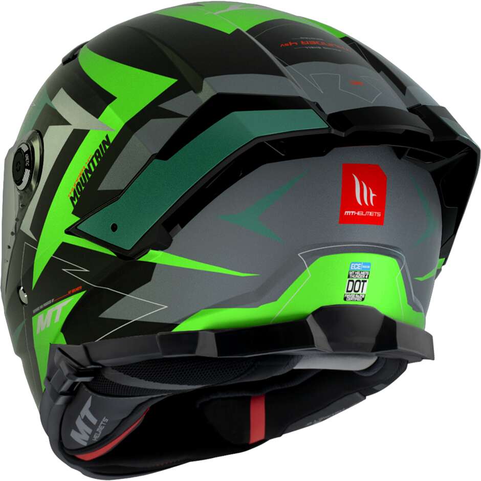 Integraler Motorradhelm Mt Helmets THUNDER 4 SV MOUNTAIN B6 Mattgrün