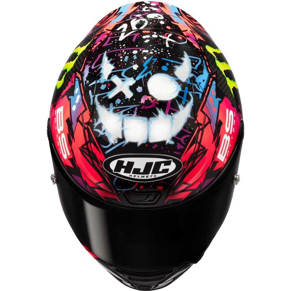 Integralhelm HJC RPHA 1 V2 CARBON FUNKY DIABLO MC8 Pink