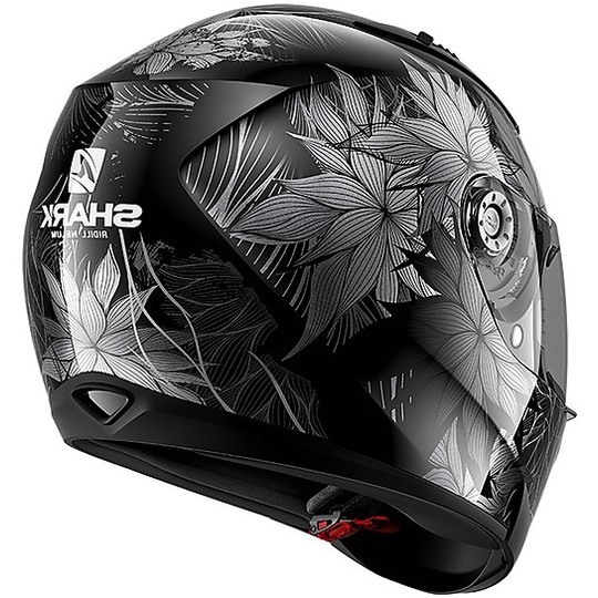 Integralhelm Moto Shark RIDILL 1.2 Nelum Schwarz Silber Anthrazit