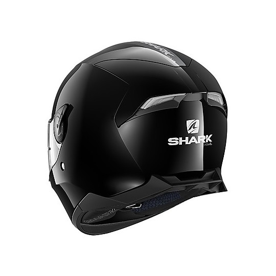 Integralhelm Moto Shark SKWAL 2.2 Blank Schwarz glänzend