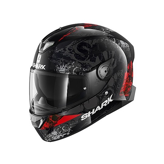Integralhelm Moto Shark SKWAL 2.2 Nuk'Hem Schwarz Rot