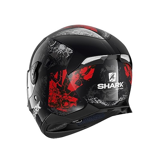 Integralhelm Moto Shark SKWAL 2.2 Nuk'Hem Schwarz Rot