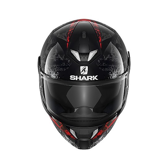 Integralhelm Moto Shark SKWAL 2.2 Nuk'Hem Schwarz Rot
