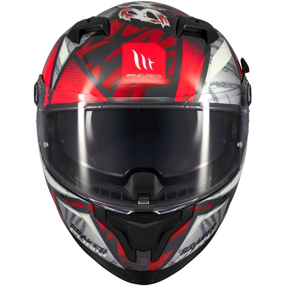 Integralhelm Motorrad Mt Helmets BRAKER SV FURY C5 Glänzend