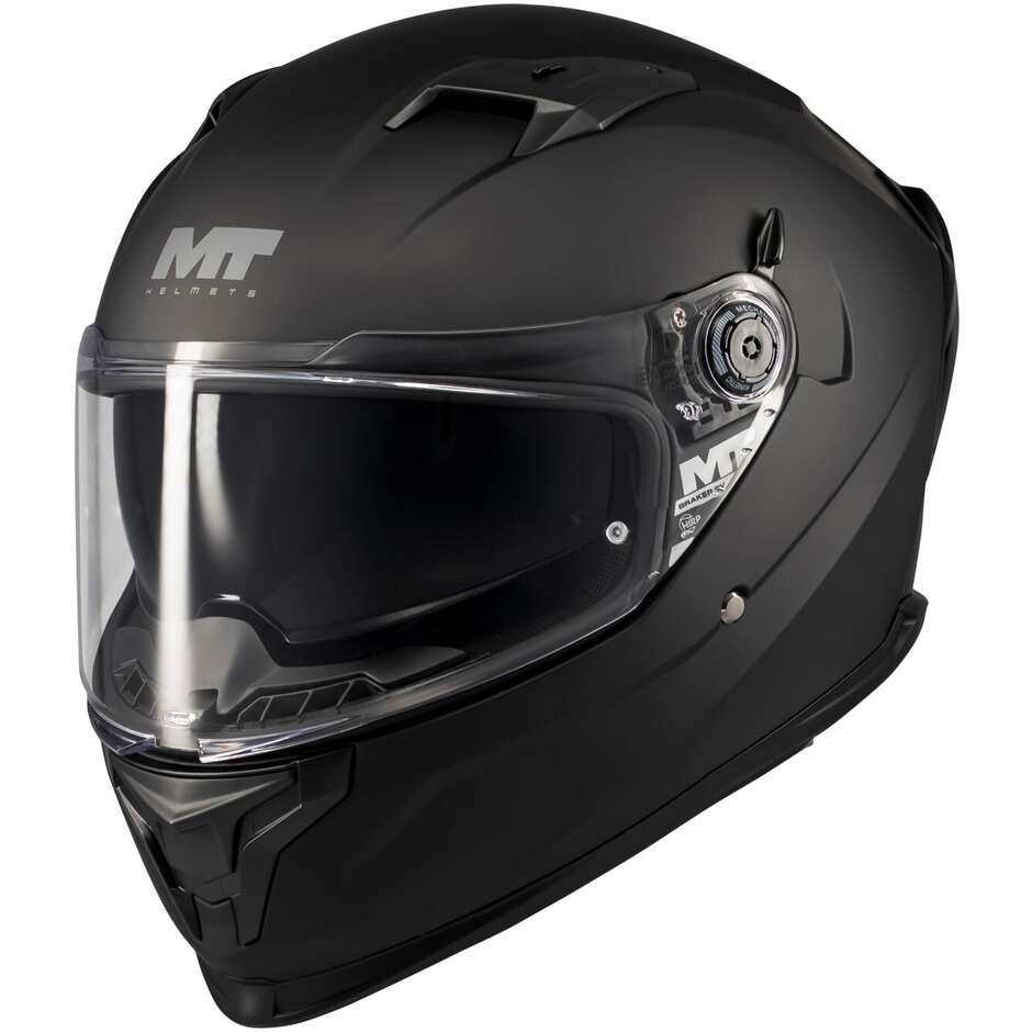 Integralhelm MT Helmets BRAKER SV PURE A1 Matt Schwarz