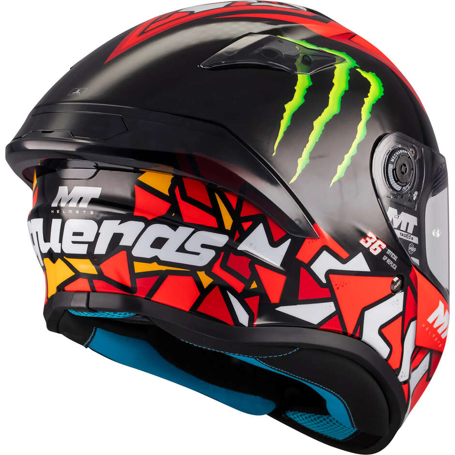 Integralhelm MT Helmets TARGO S PIQUERAS B5 Glänzend Rot