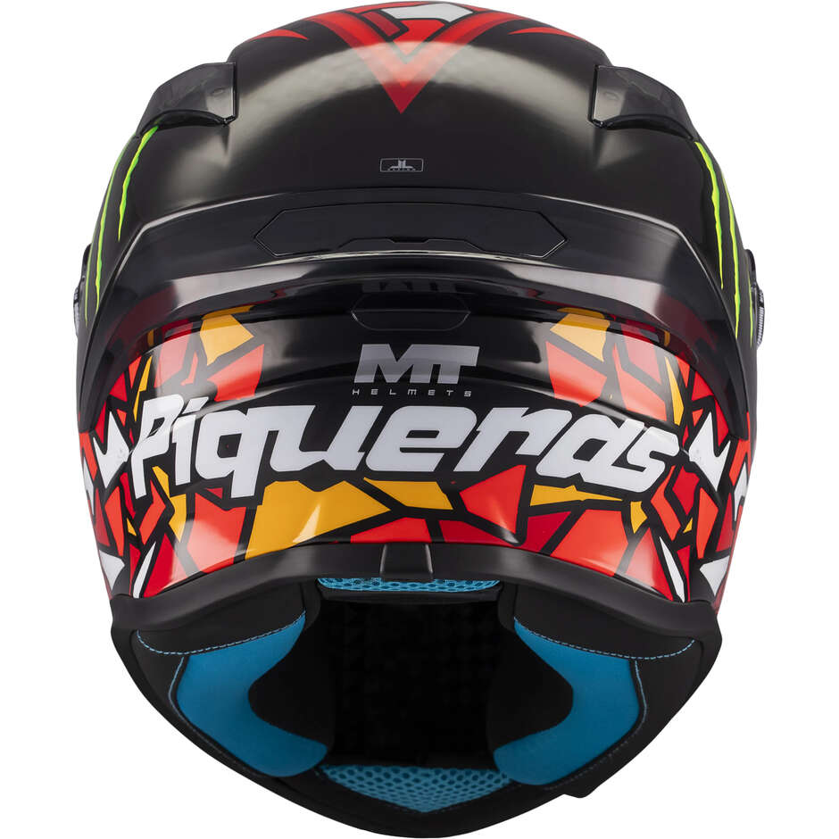 Integralhelm MT Helmets TARGO S PIQUERAS B5 Glänzend Rot