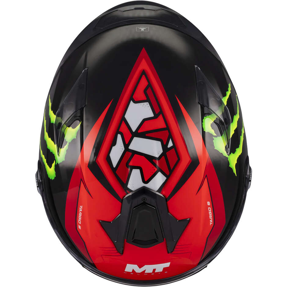 Integralhelm MT Helmets TARGO S PIQUERAS B5 Glänzend Rot