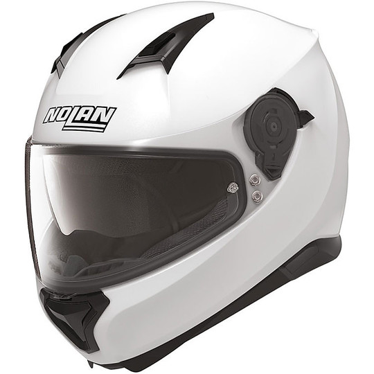 Integrated Nolan N87 Noto Special Helmet N-Com 015 White Glossy