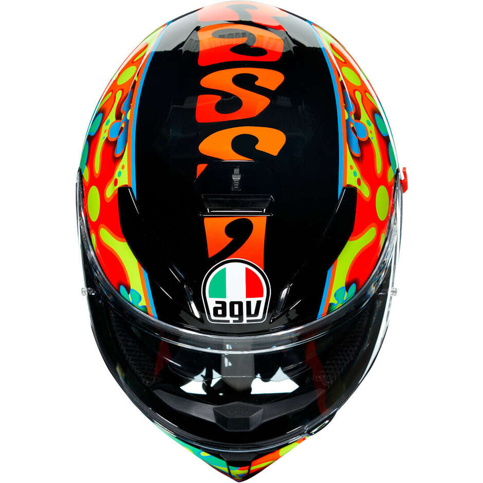 Integrierter Motorradhelm Agv K3 sv ROSSI VALENCIA 2003