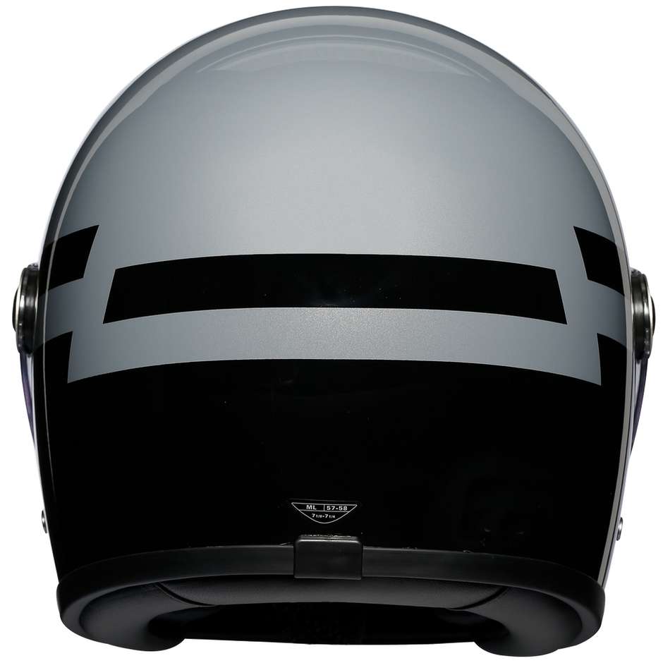 Integrierter Motorradhelm AGV Legend X3000 Multi SUPERBA Grau schwarz