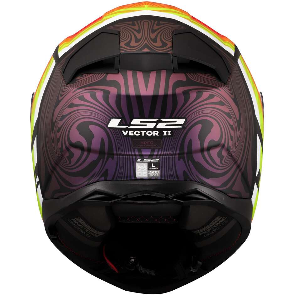 Integrierter Motorradhelm aus HPFC LS2 FF811 VECTOR II FREEDOM Black Chameleon