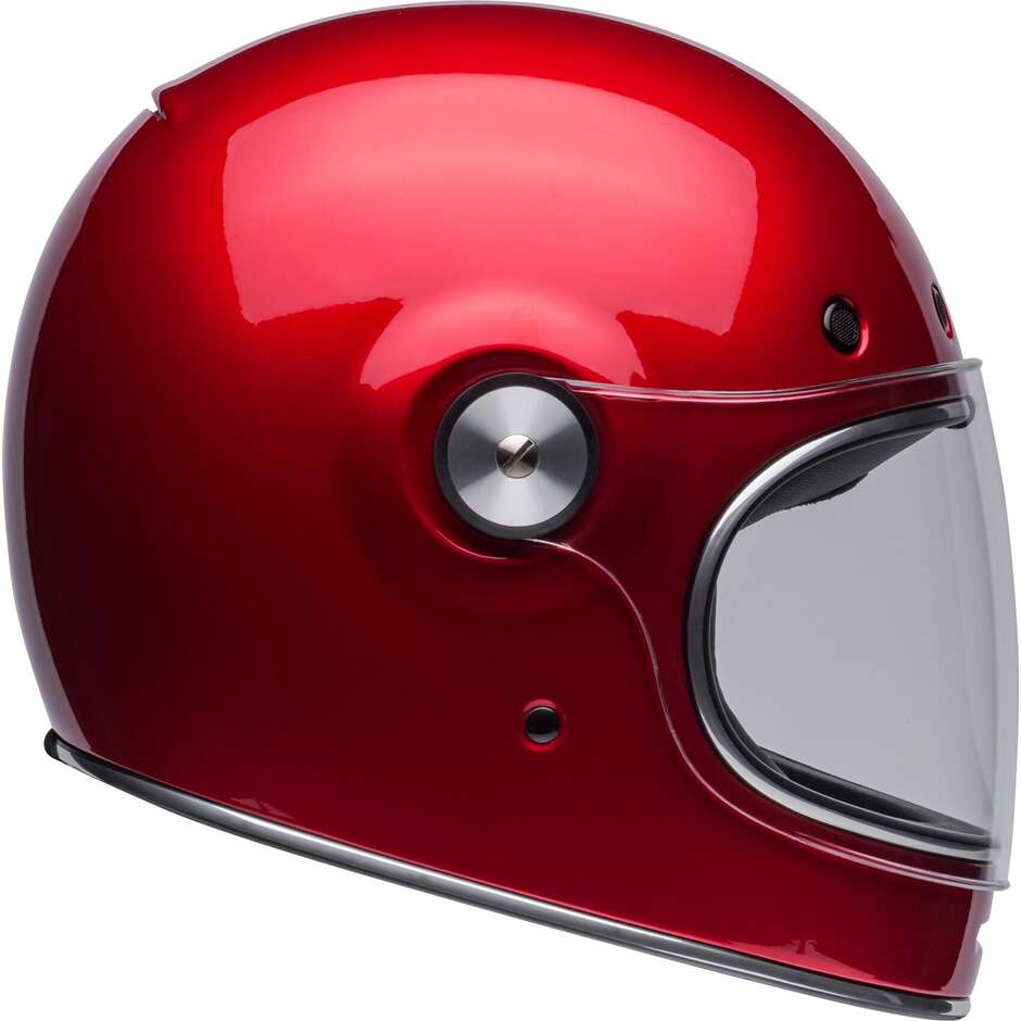 Integrierter Motorradhelm Custom Bell BULLIT CANDY Rot