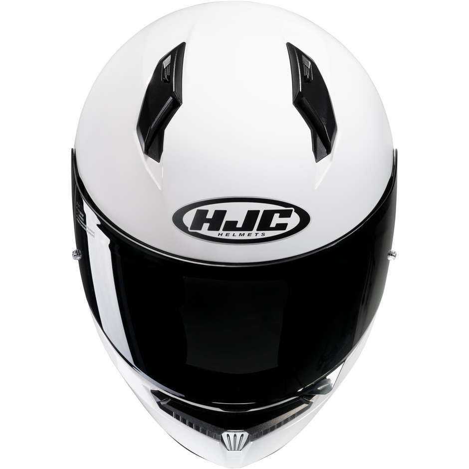 Integrierter Motorradhelm Hjc C10 Weiß
