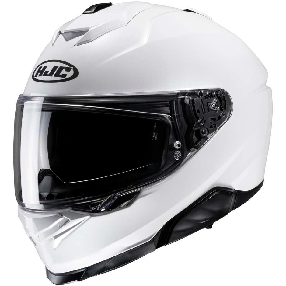 Integrierter Motorradhelm Hjc i71 White Pearl