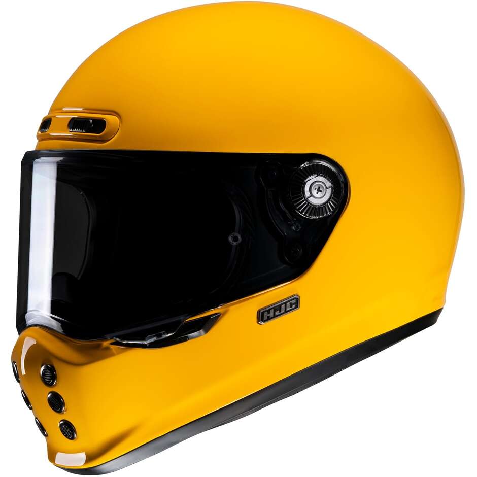 Integrierter Motorradhelm Hjc V10 Deep Yellow