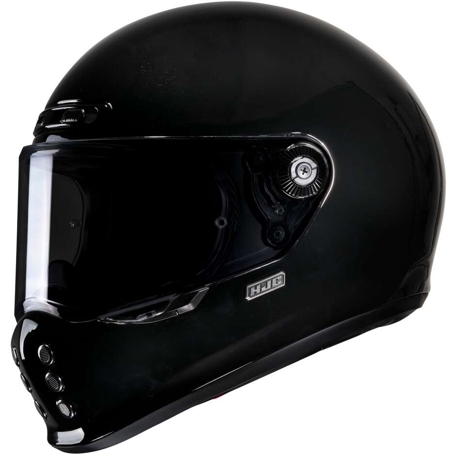Integrierter Motorradhelm Hjc V10 Glänzend Schwarz
