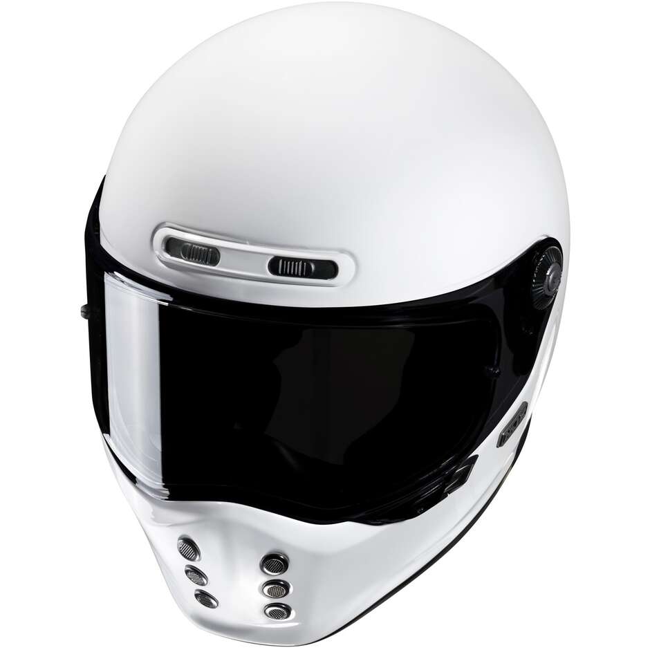 Integrierter Motorradhelm Hjc V10 Weiß