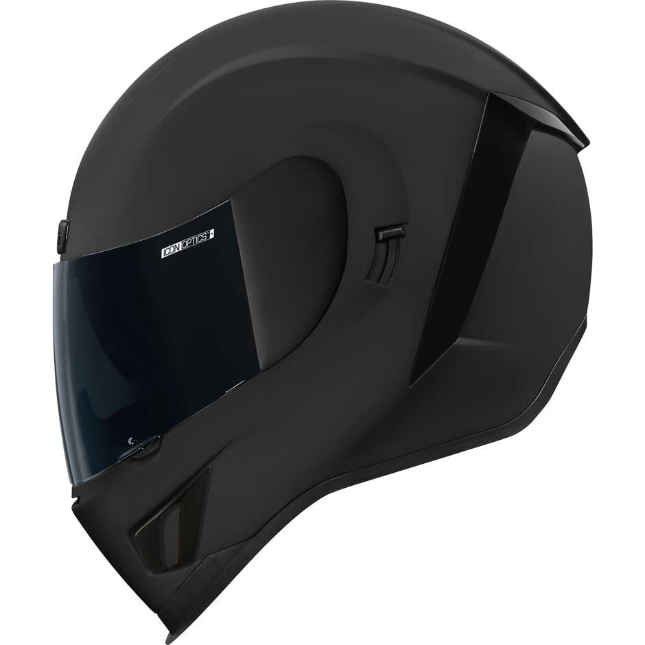 Integrierter Motorradhelm Icon AIRFORM Dark Rubatone Black
