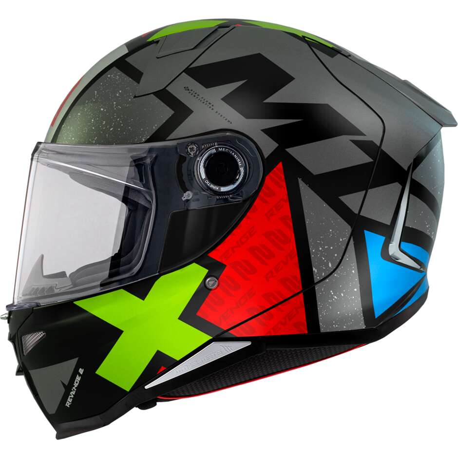 Integrierter Motorradhelm Mt-Helm REVENGE 2 S LIGHT C2 Poliert