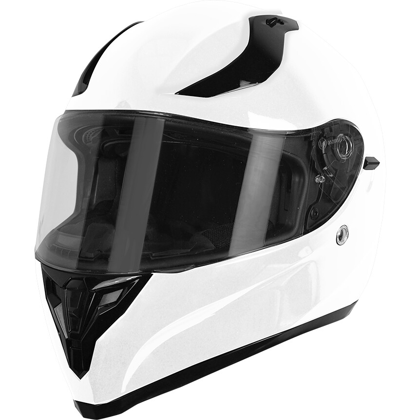 Integrierter Motorradhelm Origin STRADA Solid Glossy White