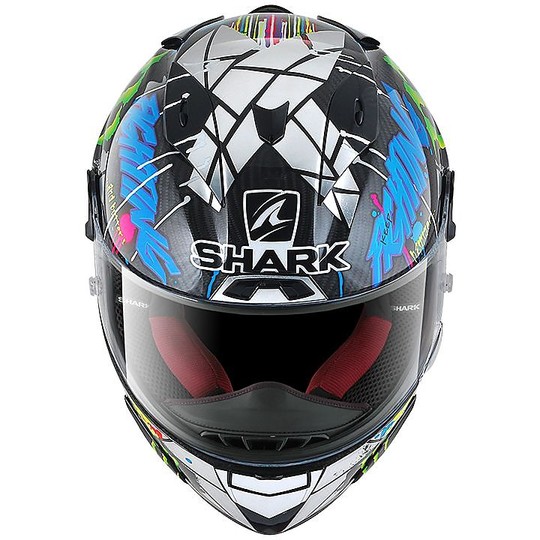 Integrierter Motorradhelm Racing Shark RACE-R Pro Carbon Nachbau Lorenzo Catalunya GP