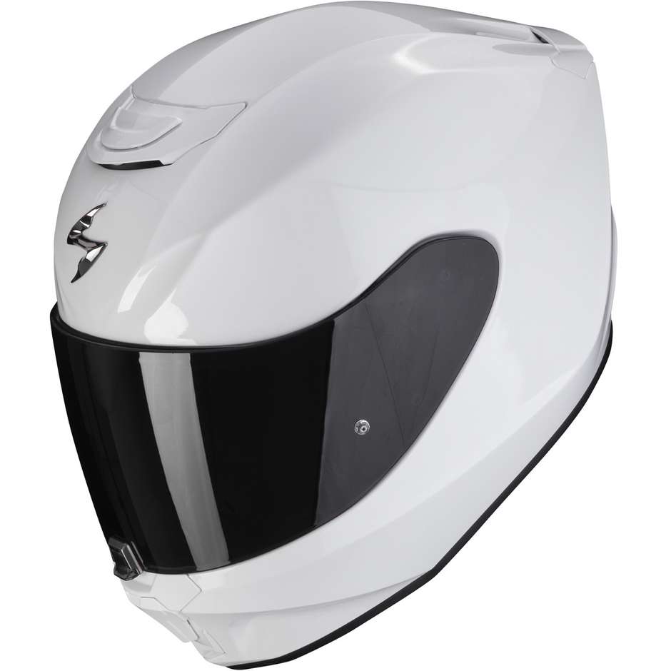 Integrierter Motorradhelm Scorpion EXO-391 SOLID Weiß