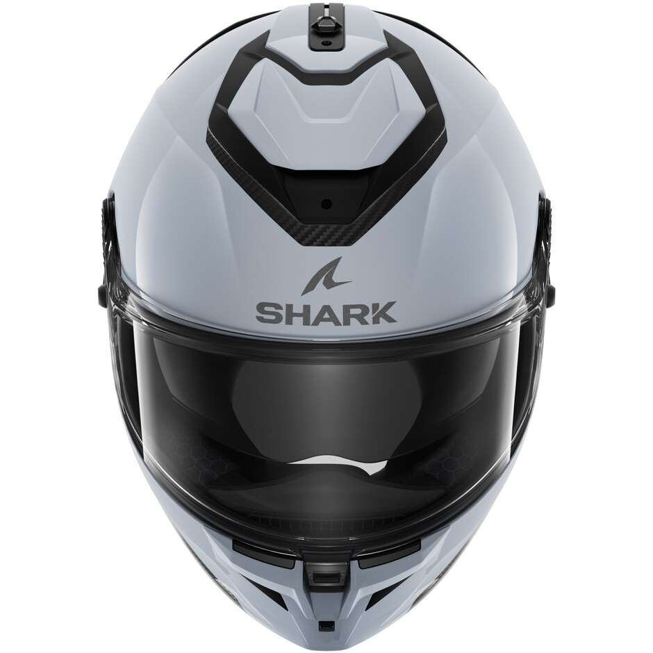 Integrierter Motorradhelm Shark SPARTAN GT PRO BLANK Light Glossy White