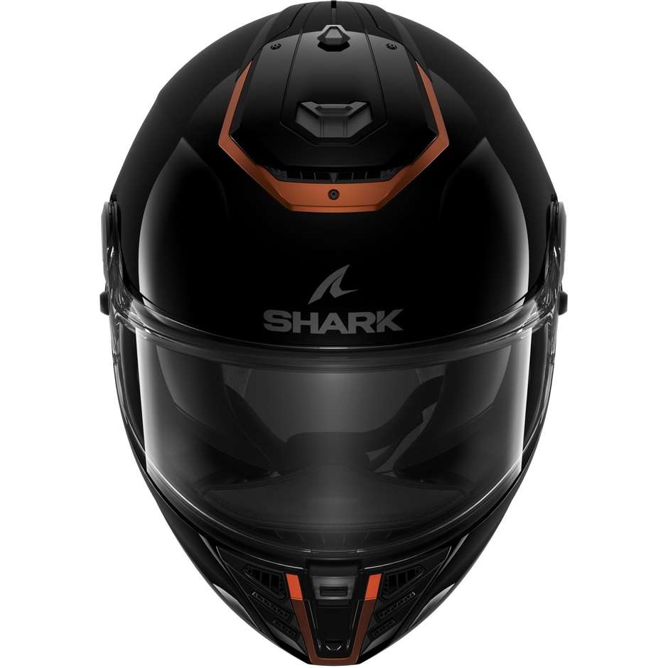 Integrierter Motorradhelm Shark SPARTAN RS Blank SP Schwarz Cupper Schwarz