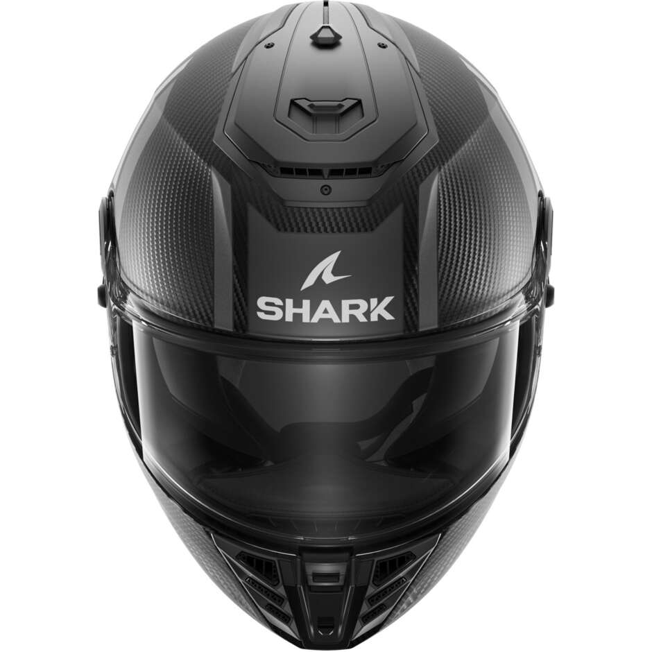 Integrierter Motorradhelm Shark SPARTAN RS CARBON SHAWN Matt Carbon Silber Anthrazit