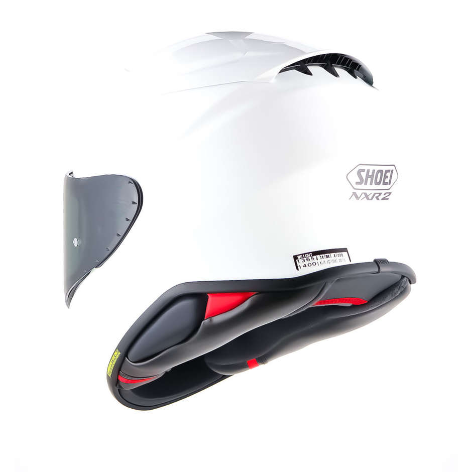 Integrierter Motorradhelm Shoei NXR 2 Glänzend Weiß