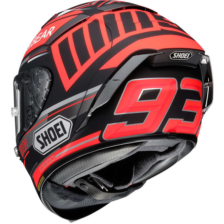 Integrierter Motorradhelm SHOEI X-SPIRIT 3 Replik Marquez Black Concept
