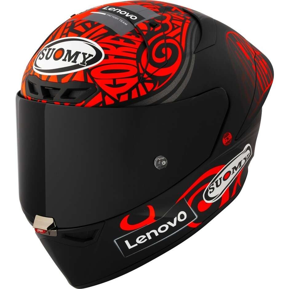 Integrierter Racing-Motorradhelm Suomy S1-XR GP BAGNAIA REPLICA 2024 mit Sponsor