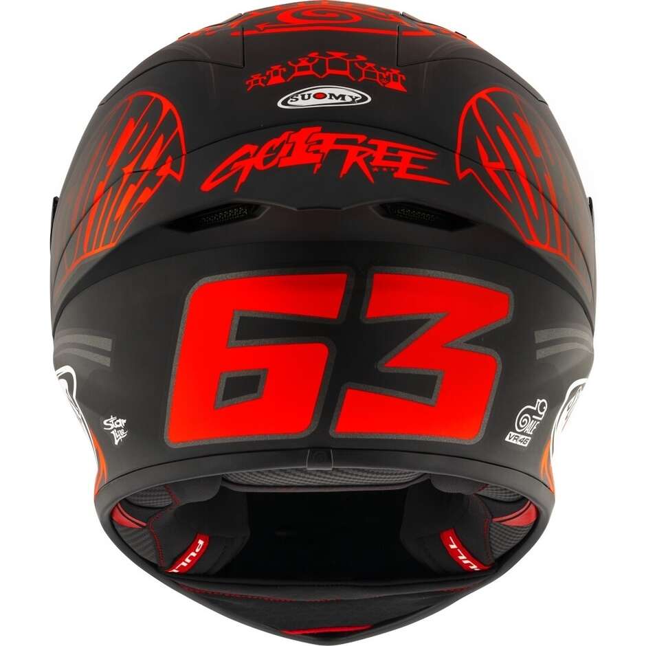 Integrierter Racing-Motorradhelm Suomy S1-XR GP BAGNAIA REPLICA 2024 mit Sponsor