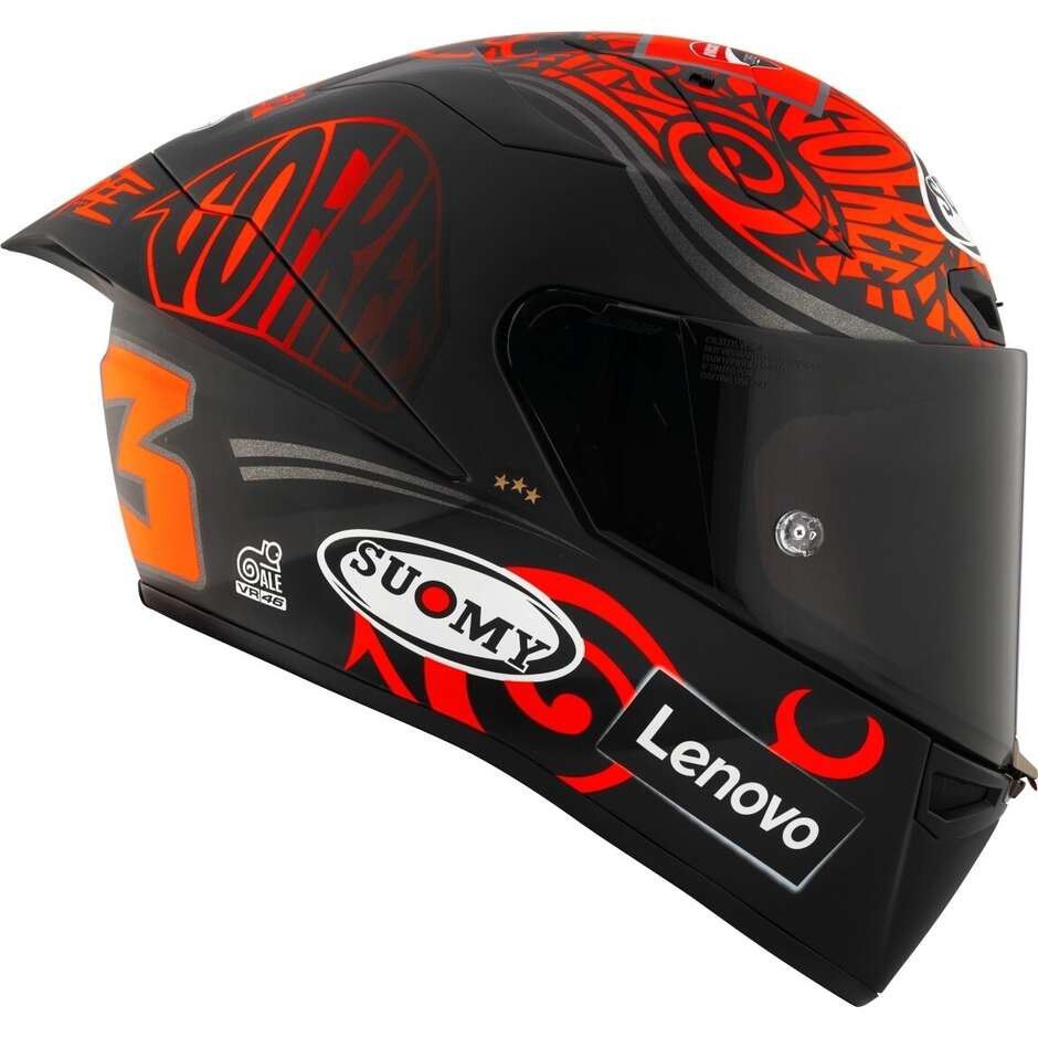 Integrierter Racing-Motorradhelm Suomy S1-XR GP BAGNAIA REPLICA 2024 mit Sponsor