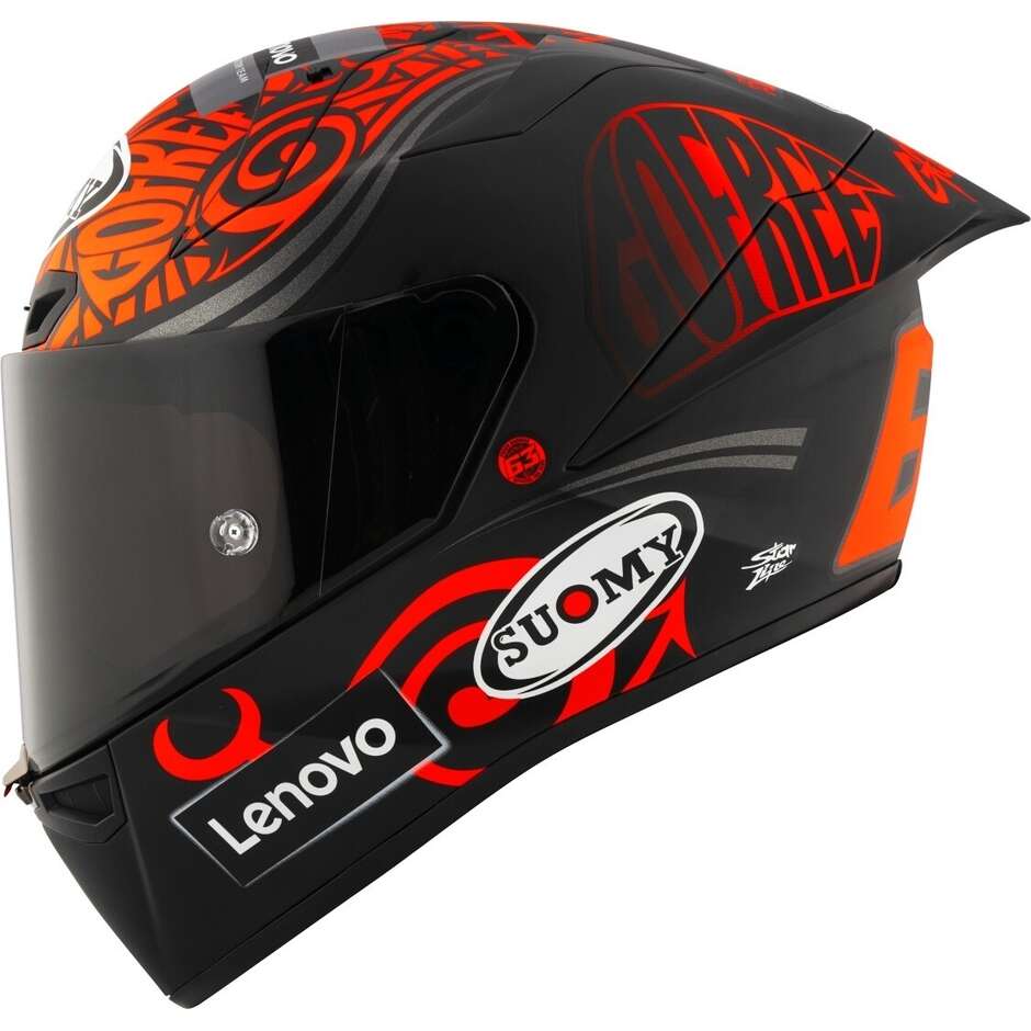 Integrierter Racing-Motorradhelm Suomy S1-XR GP BAGNAIA REPLICA 2024 mit Sponsor