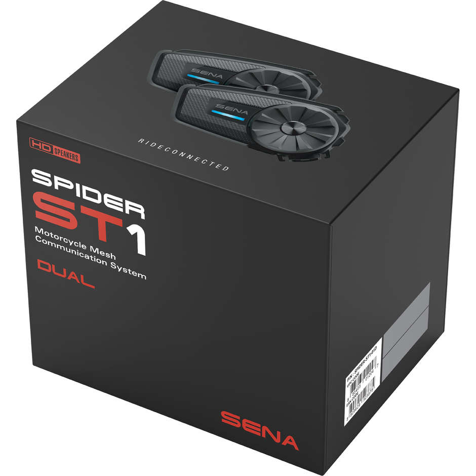 Intercom moto Bluetooth Sena Spider ST1 Mesh 2.0 Kit double