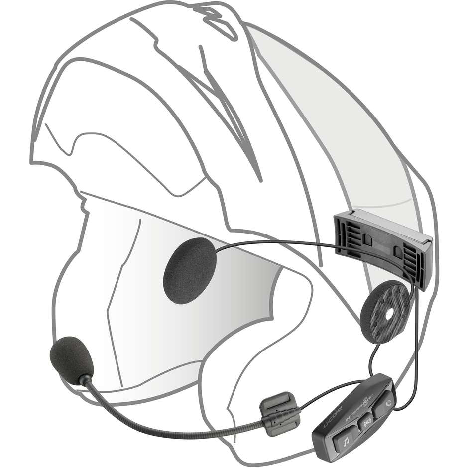 Intercom Moto Cellular Line U-COM 2 Kit-Paar (x2 Helme)