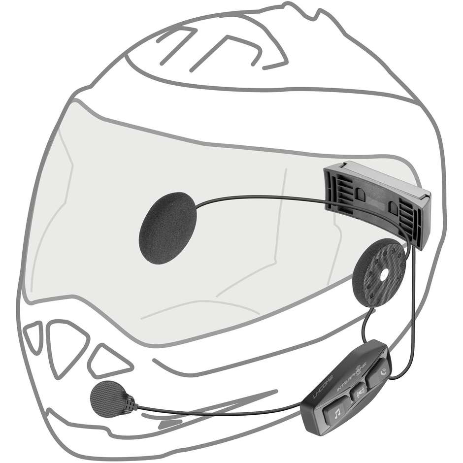 Intercom Moto Cellular Line U-COM 2 Kit Pair (x2 helmets)