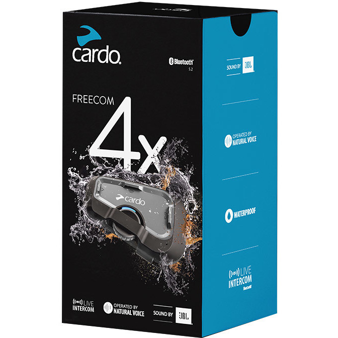 Interfono Moto Bluetooth Cardo FREECOM 4x - Singolo
