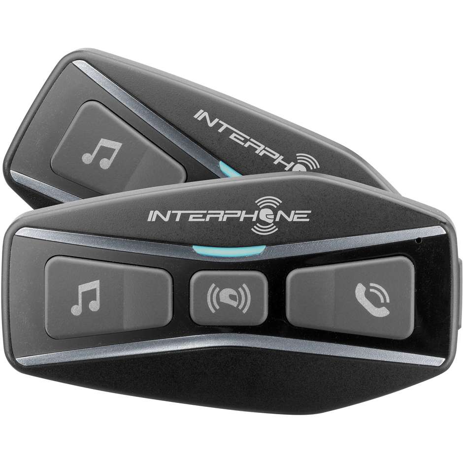 Interfono Moto Bluetooth Cellular Line U-COM 4 Kit Coppia (x2 caschi)