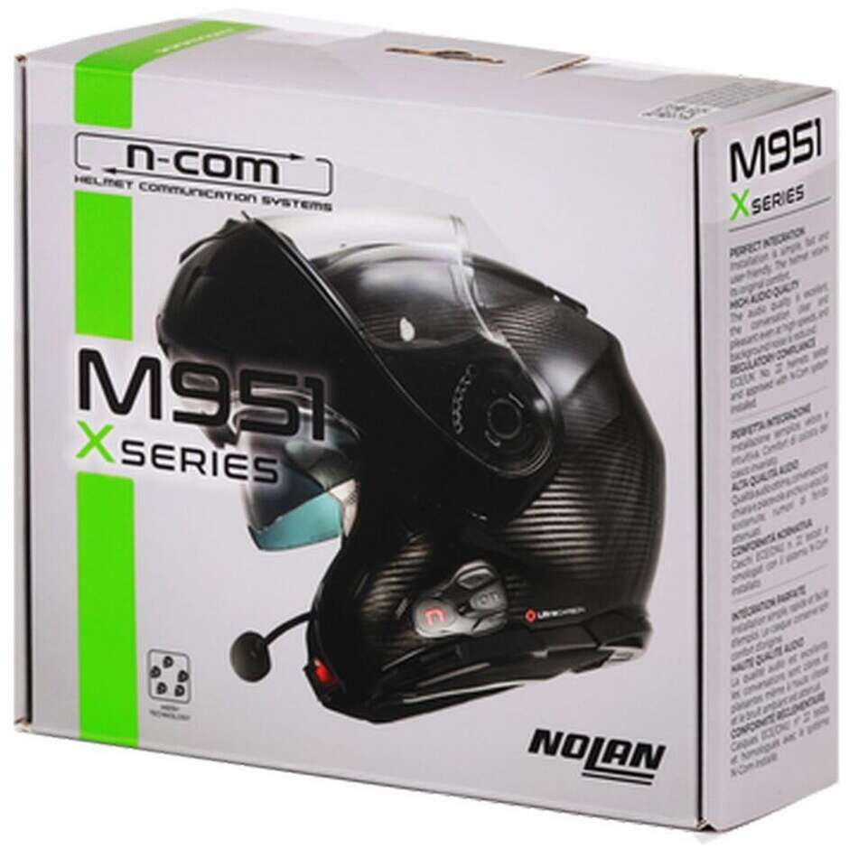 Interfono Moto Mesh Nolan N-COM M951 X Series Per Caschi X-1005 UC - X-903 UC - X-552 UC - X-1005 - X-1004/UC - X-1003 - 701 - X-661/ET - X-603 - X-602 - X-551/GT - X-403 GT/UC - X-402/GT/T